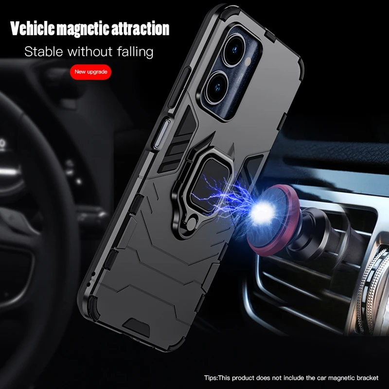 Magnetisk etui for OPPO Reno 12 Pro 5G Reno 11 11F beskyttelsesdeksel med ringstativbrakett Shell Fundas Coque_voghion.com