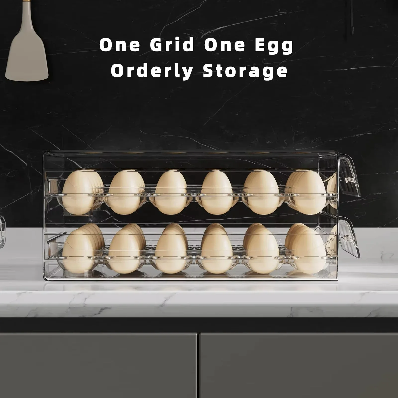 Clear 60 Egg Container for Refrigerator Egg Holder for Fridge Stackable Storage Container Fresh Storage Box Tray kitchen storage box,egg storage box,food storage container,food storage box,egg storage container,storage box
