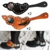 2Pcs Spur Strap with Buckle Protective Equipment for Training Horse Boots Cowboy 5