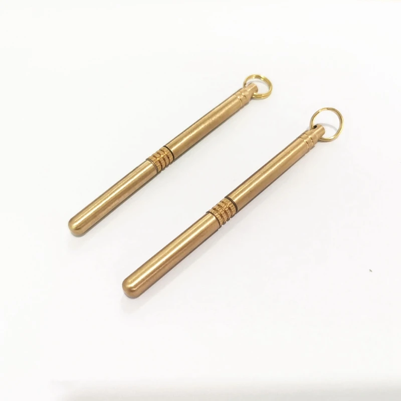 Toothpick Set Toothpicks Set Bamboo Food Picks 1PCS Keychain Multifunction Ear Spoon Toothpick Combination Brass Titanium Alloy Earpick Tool Fruit Picks