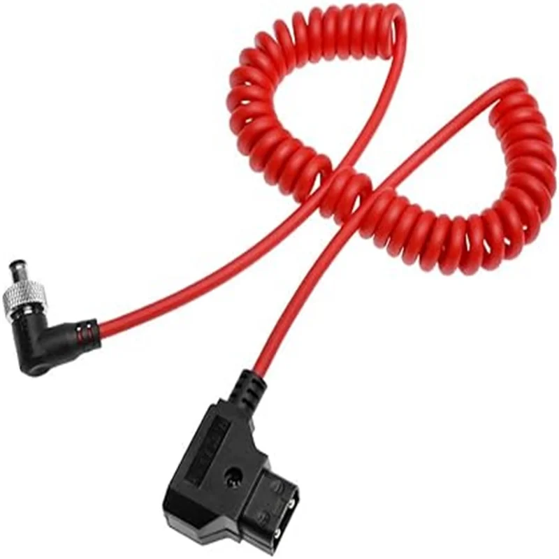 Alvin's Cables DC 2.1 직각 케이블 잠금용 울트라 소프트 Dtap, Atomos Ninja Dtap 비디오 장치용 전원 코일 케이블 PIX-E