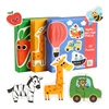 Wooden Matching Puzzle Game Early Education Cognitive Animal Fruit Transportation Educational Toys Children's Gifts 1
