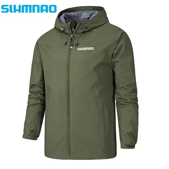 Mens Military Jackets Waterproof Fishing Raincoat Cycling Windproof Mountaineering Spring and Autumn Coat