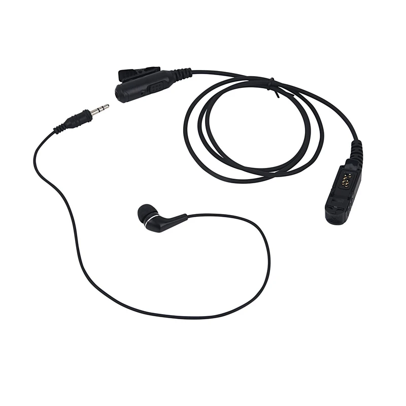 RISENKE-Acoustic Tube Earpiece for Motorola,Headset to 3.5 Audio,Walkie Talkie Radio,Dividable,XPR3300,XPR3300e,XPR3500,XPR3500e