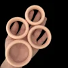 4 Sizes Silicone Penis Ring Delay Ejaculation Sex Toys for Men Erection Flesh Cock Ring Dick Cockring Intimate Goods Sex Shop 1