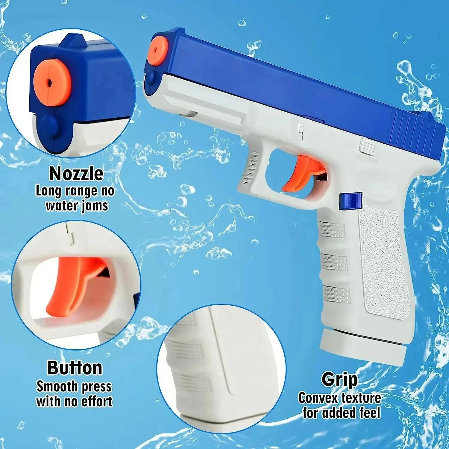 Water guns children toy pistol squirt blaster shooting games outdoor boys girls