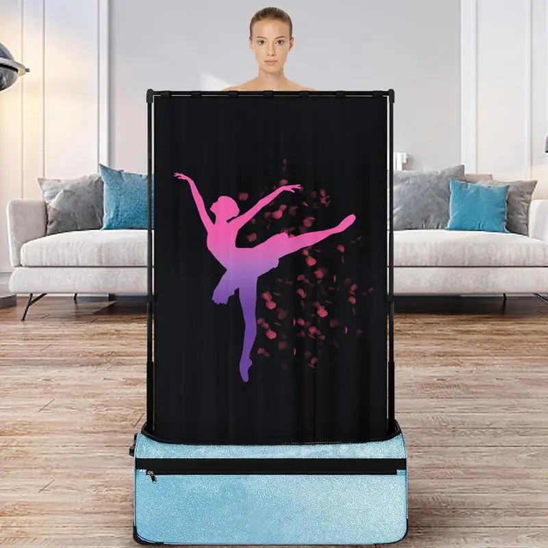 Privacy Curtains For Dance Bag Privacy Screens 59x31.5 Inches Portable Changing Room Curtains Screens For Dancer Backstage