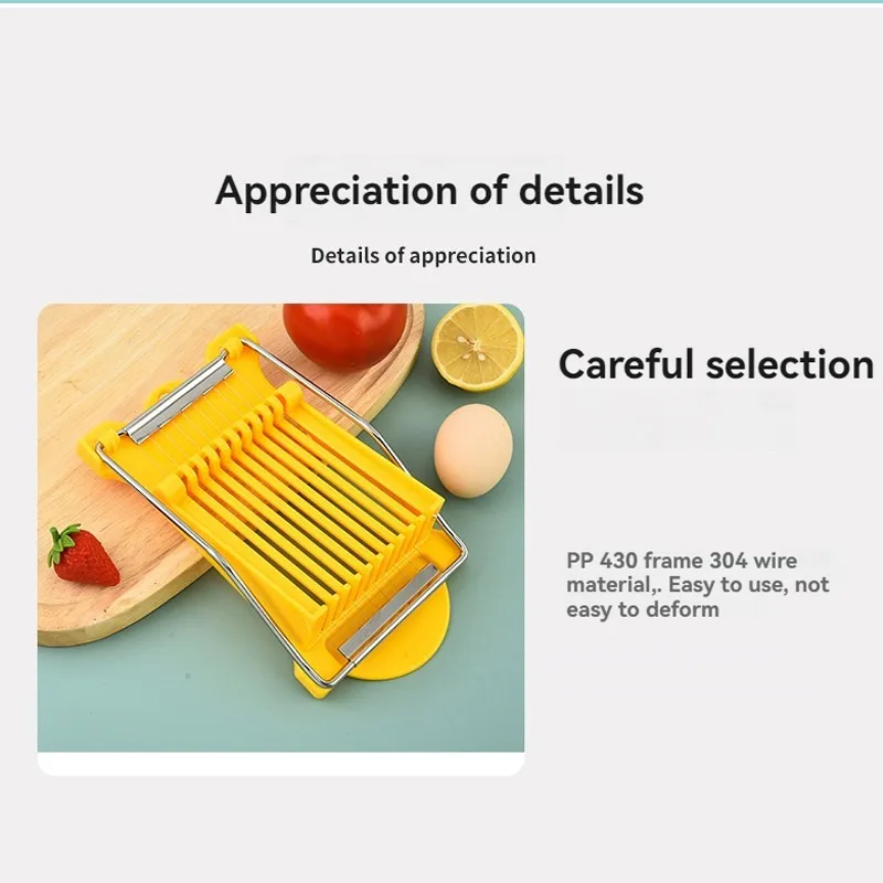 Luncheon Meat Egg Cutter Stainless Steel Multi Function Food Fruits Banana Strawberry Cheese Slicer Kitchen Gadget Tools egg cutter fruit slicer food slicer banana slicer