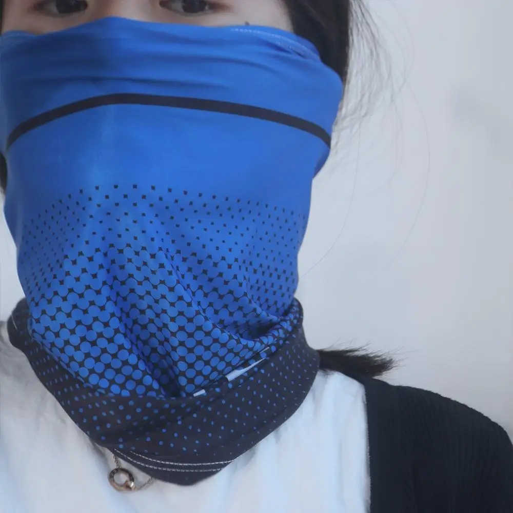 Cover Face Protection For Men Women UV Protection Ice Sleeves Cycling Arm Sleeves Sports Cooling Sunscreen Headscarf