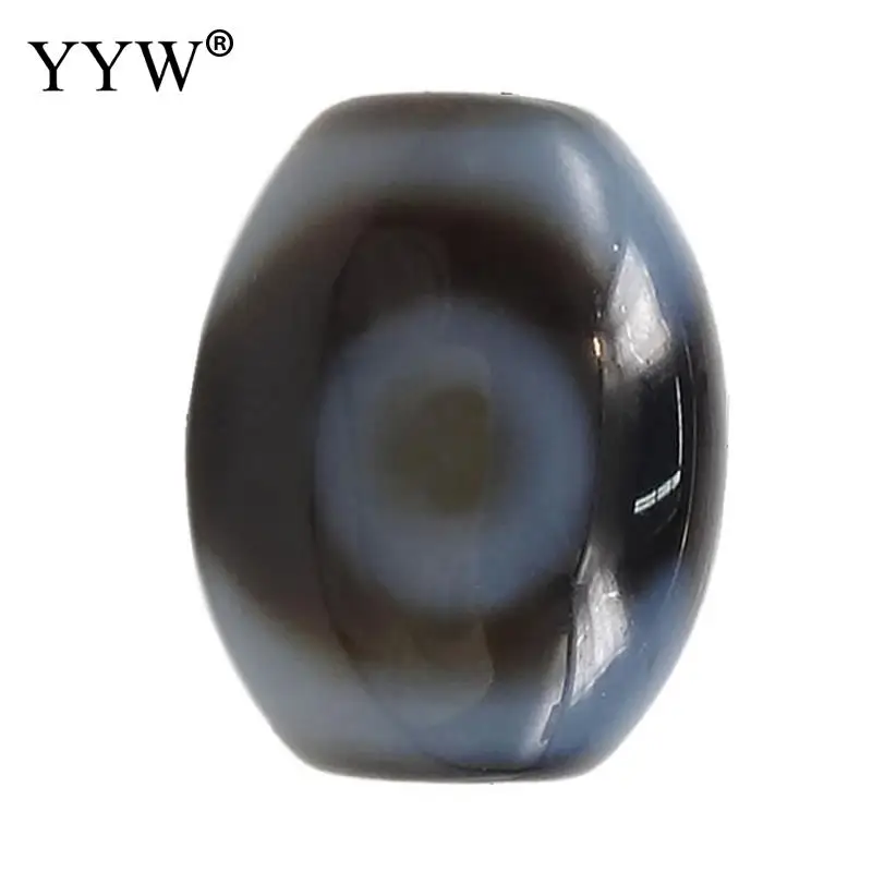 Vintage Natural Tibetan Agate Onyx Dzi Beads Oval 10x12mm Necklace Bracelet Lucky Symbol Powerful Amulet For Jewelry making