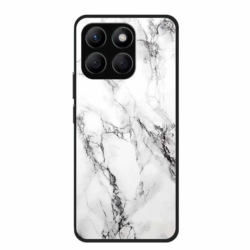 Enhanced Tempered Glass Protective Phone Case with Soft Bumper Design