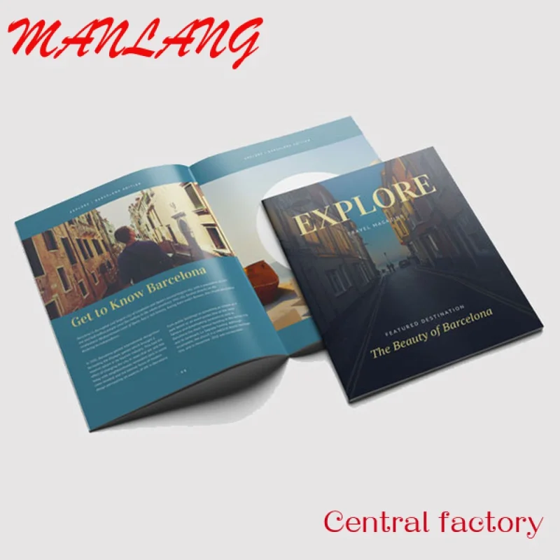 Custom  Brochure printing booklet A4 A5 A6 folded advertising leaflets flyer magazine instruction paper brochure custom custom publishing offset printing booklet folded flyer magazine brochures catalogue photo paper book printing