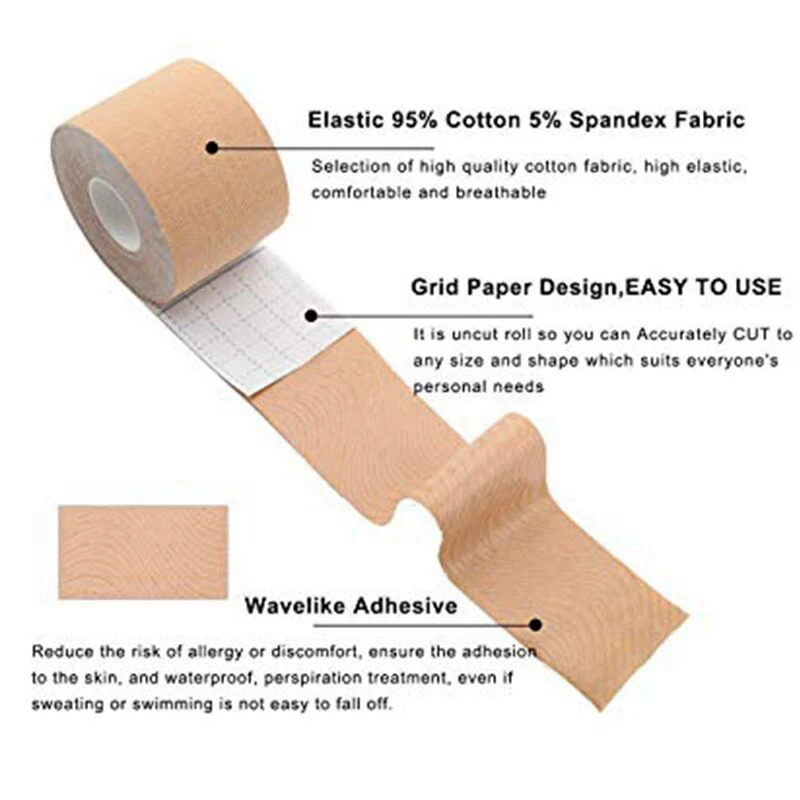 1 Roll 5M Women Breast Nipple Covers Push Up Bra Body Invisible Breast Lift Tape Adhesive Bras Intimates Sexy Bralette Pasties
