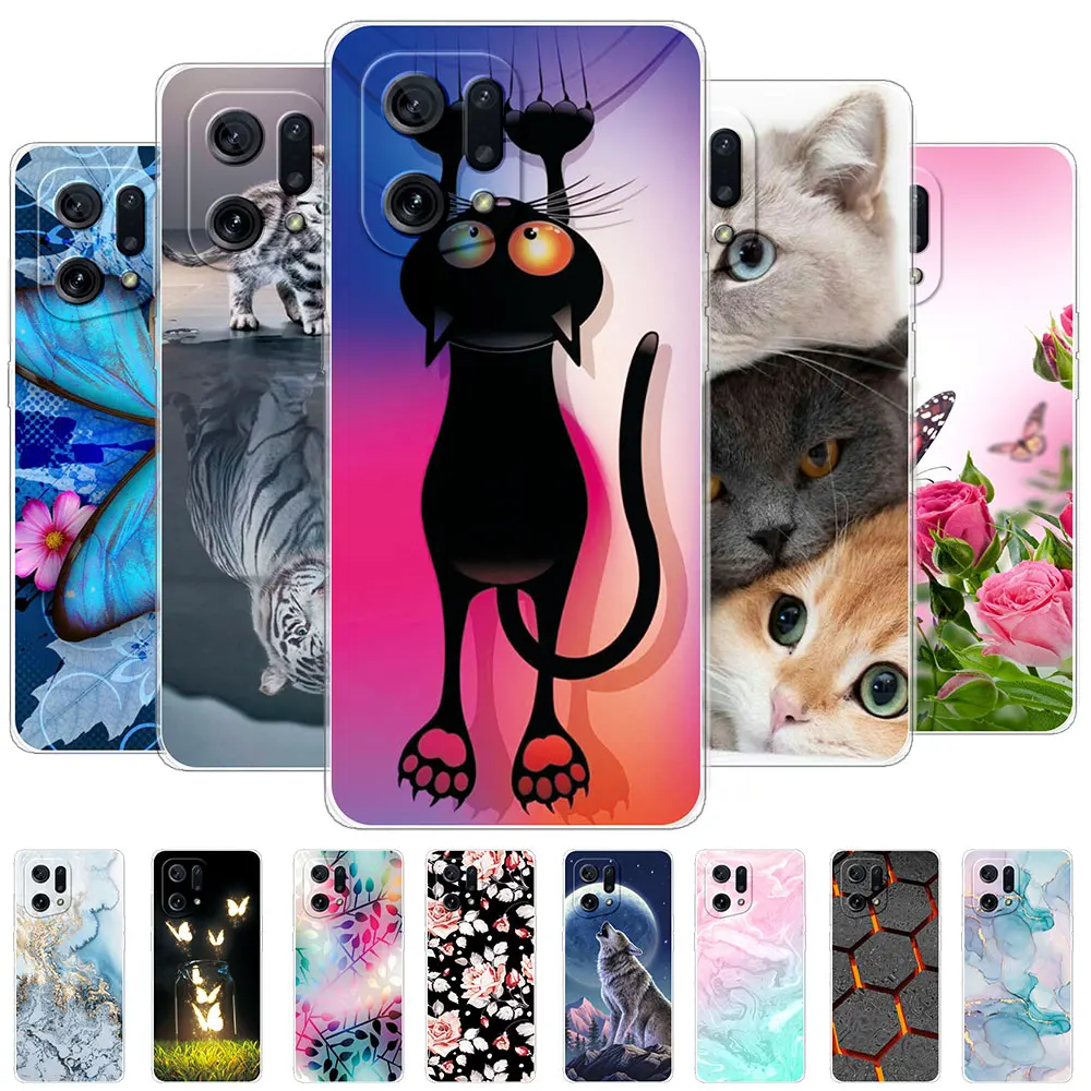 Per Oppo Find X5 Case Trova X5 Pro Custodie Posteriori Per Telefono In Silicone Trasparente Di Lusso Per Oppo Find X5 Cover Per Oppo Find X5Pro Fundas