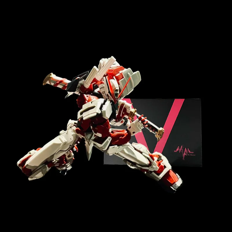 

Mjh Mr Hirm Hi Resolution 1/100 Mbf-P02 Astray Red Frame Assembly Model Collectible Anime Robot Kits Models Kids Gift