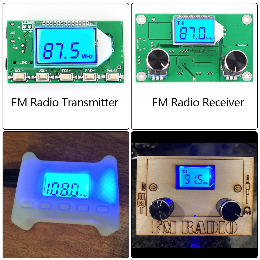 Fmラジオ受信機モジュール,dsp pll 87-108mhz,デジタルワイヤレスマイク,多機能周波数