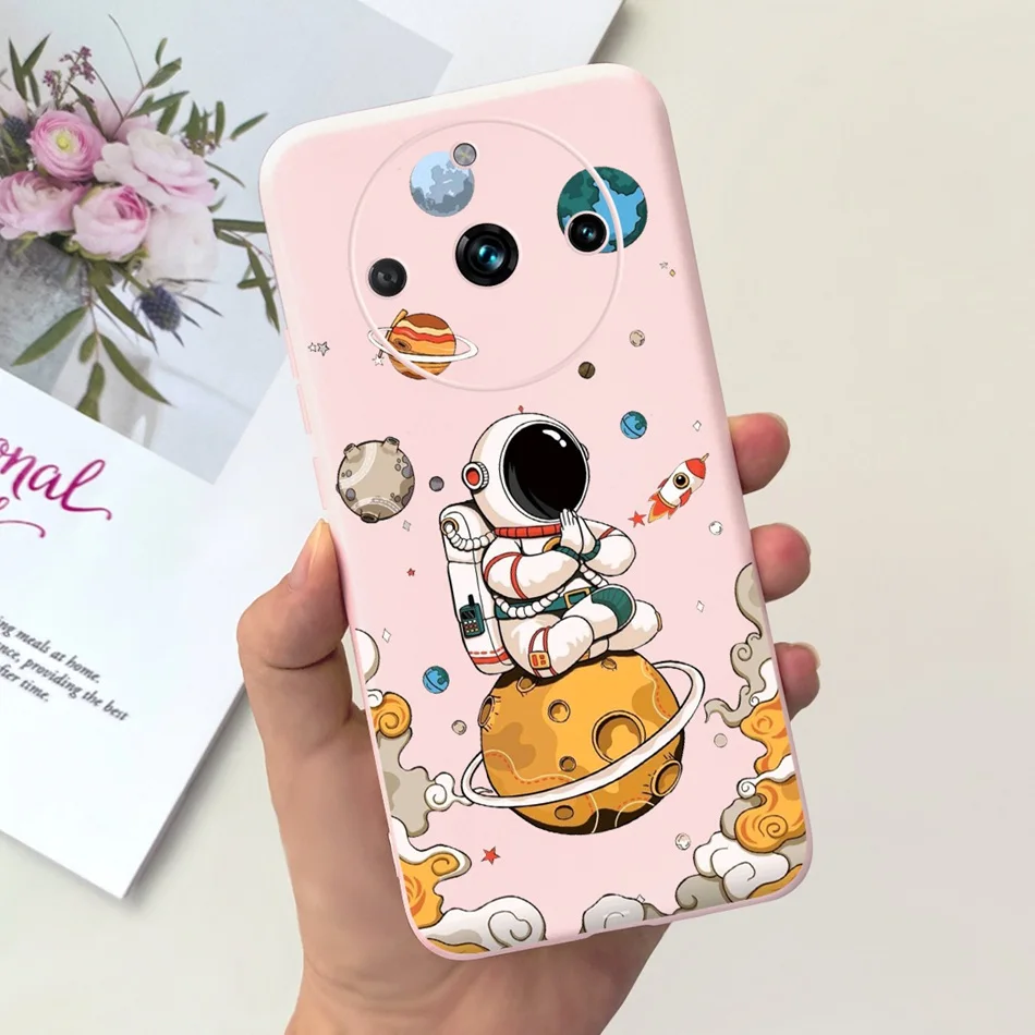 Cute Cat Painted Jelly Silicone Soft Back Cover | 5G Phone Case Bumper