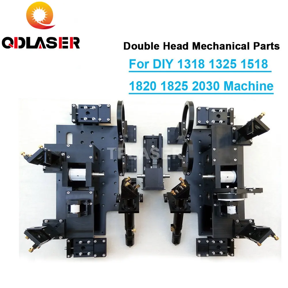 

Double Head Laser Mechanical Components for DIY Large Format CO2 Cutting Engraving Machine 1318 1325 1518 1525 1820 1825 2030