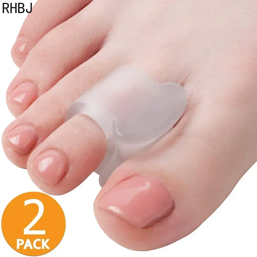 Silicone Bone Thumb Orthotics Corrector Hallux Valgus Toe Separator Feet Care Thumb Orthotics Foot Care Tools 2Pcs