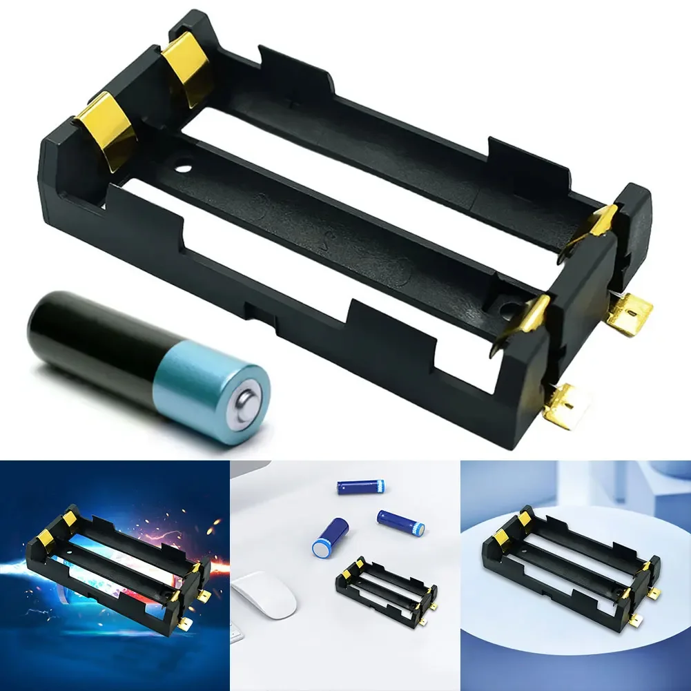 Bronze Pin 18650 SMT Battery Holder for Rechargeable Power Supply