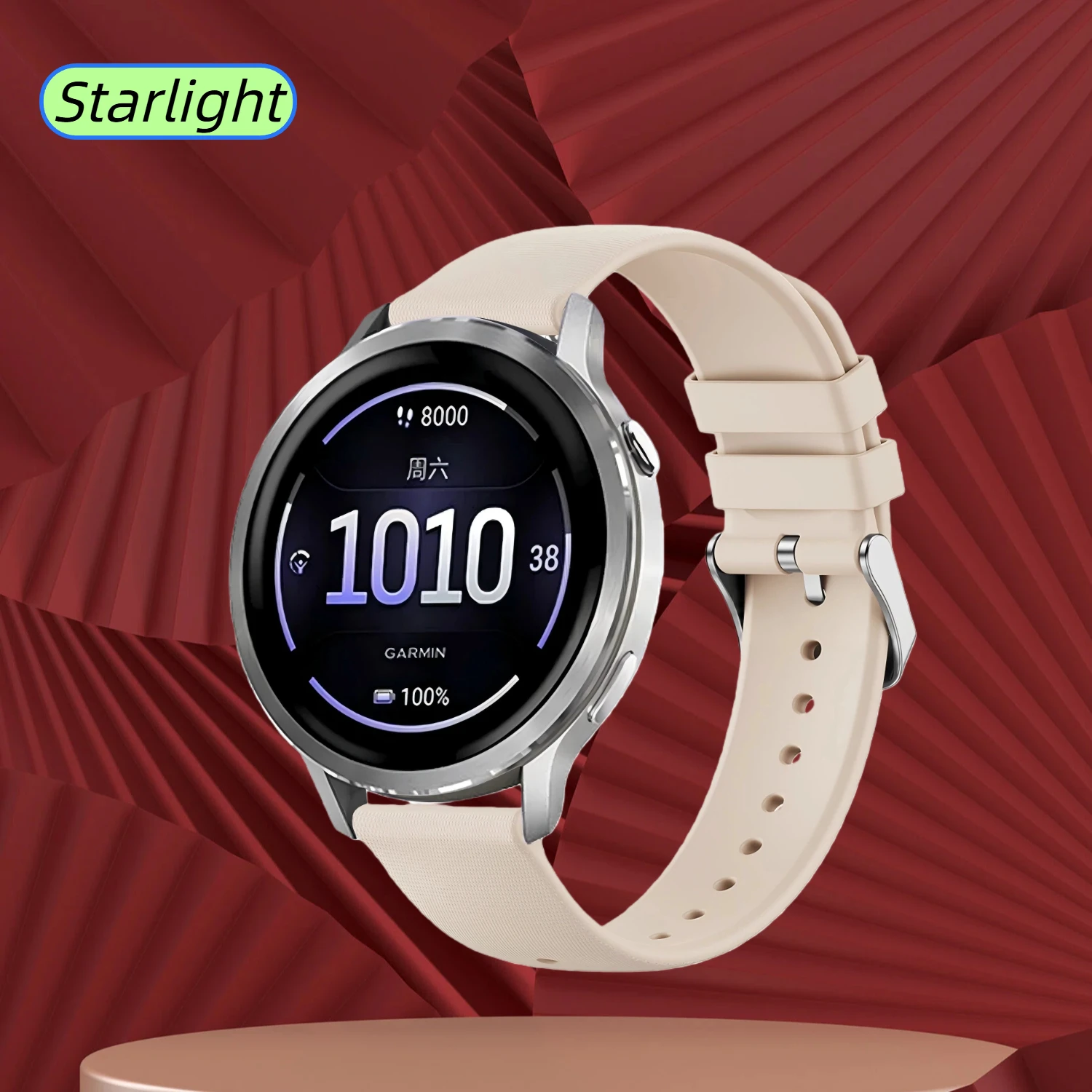 Elegant 18mm Strap for Smartwatches - Women's Wristband Bracelet Collection