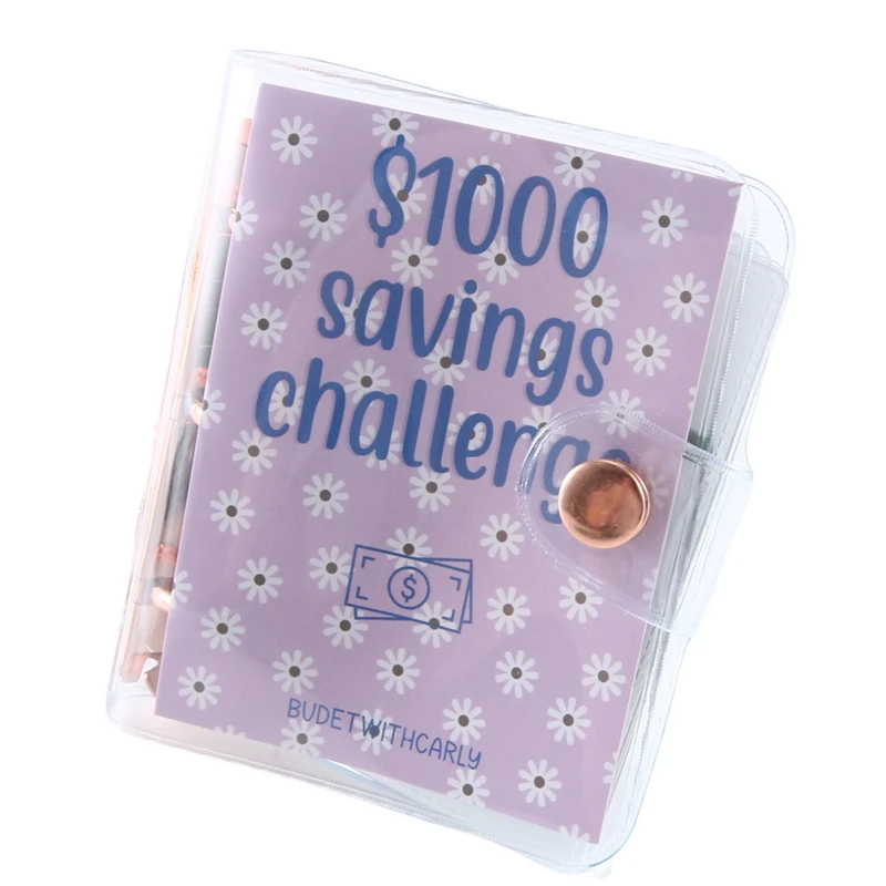 

1 PCS Saving Challenge Binder Budget Planner Savings Challenge 1000 Savings Challenges New Budget Book Binder