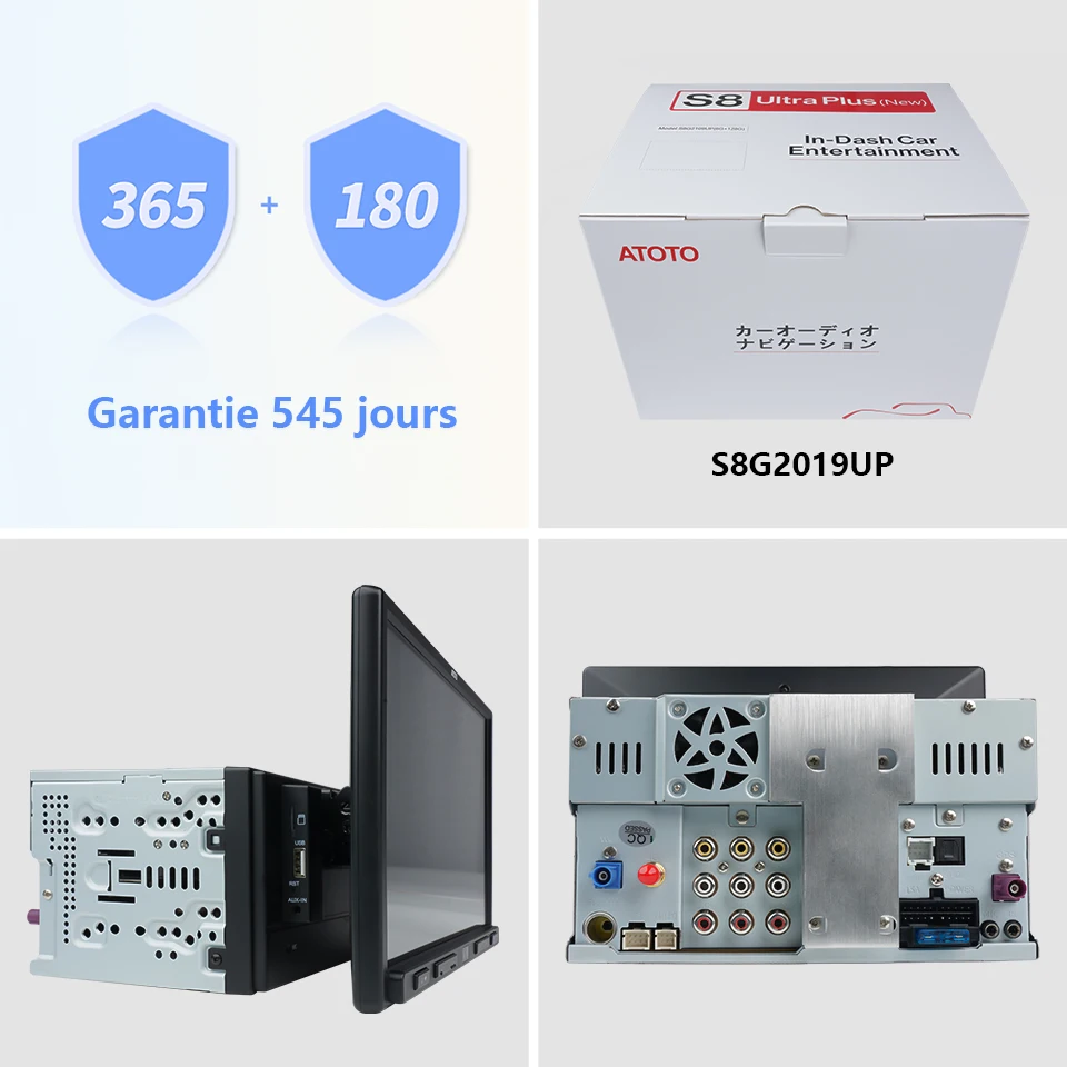 ATOTO A6 4G+64G 7" Android Autoradio 2 DIN, Écrans De Tableau De Bord Intégrés, Écran Tactile