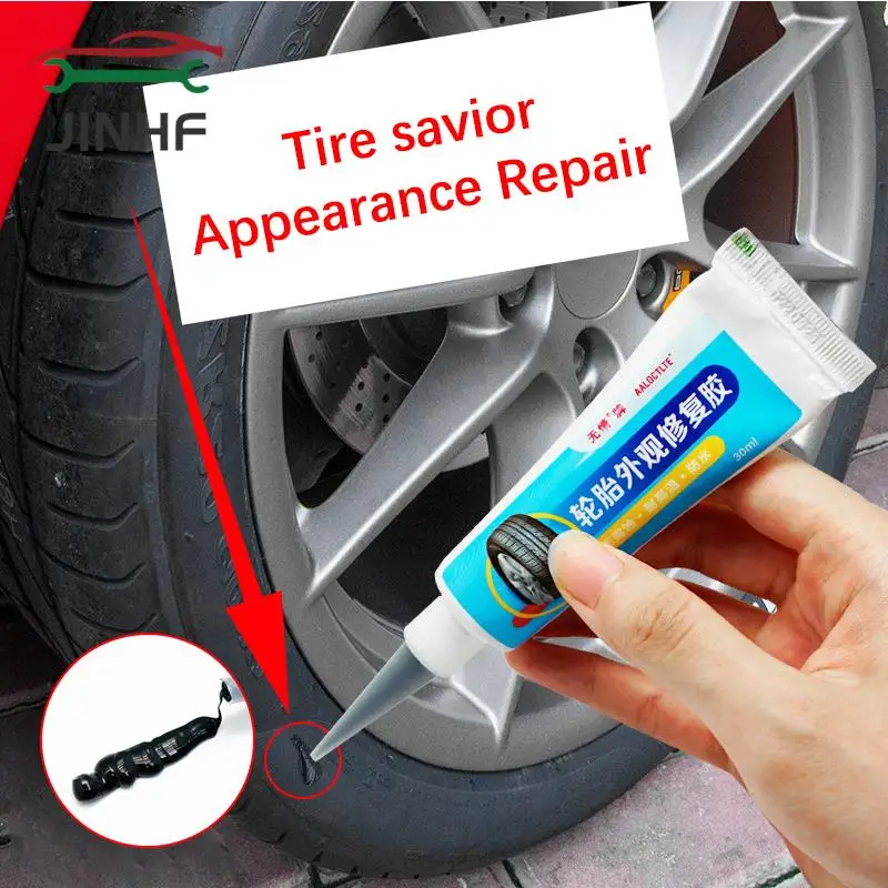 

1Pc Tire Repair Glue Liquid Strong Rubber Glues Black Rubber Wear-resistant Non-corrosive Adhesive Instant Strong Bond Leather