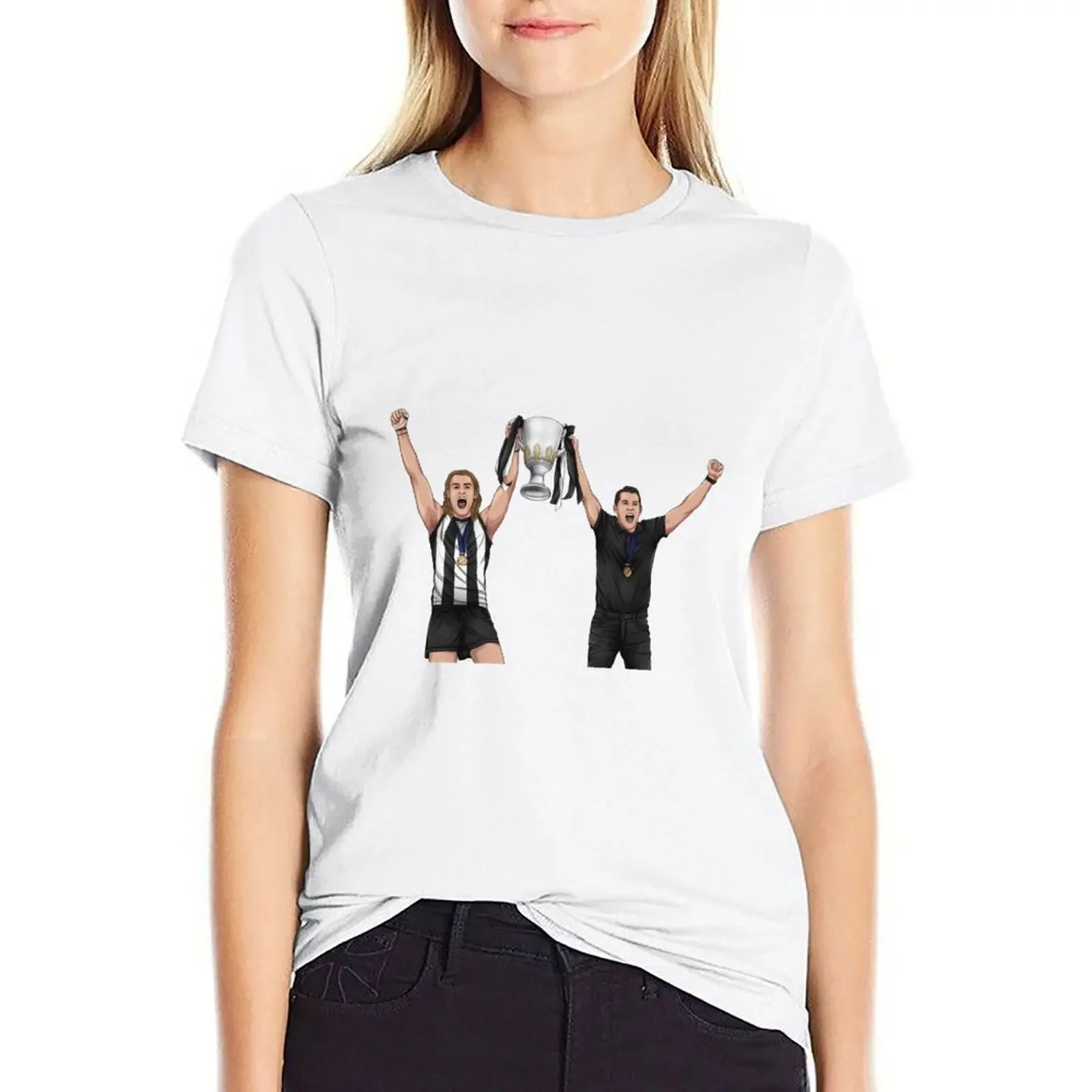 

Darcy Moore and Craig McRae T-shirt tops animal print shirt for girls workout t shirts for Women