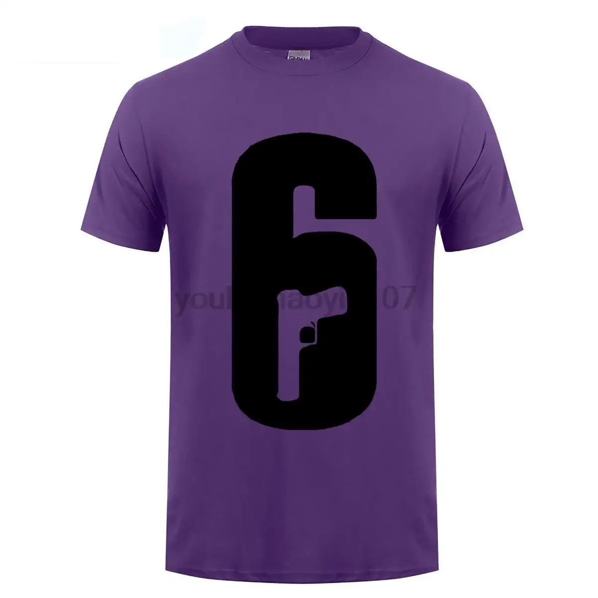Maglietta Da Uomo Estiva Girocollo Da Uomo T-Shirt Da Uomo Tom Clancys Rainbow Six Siege Bianca