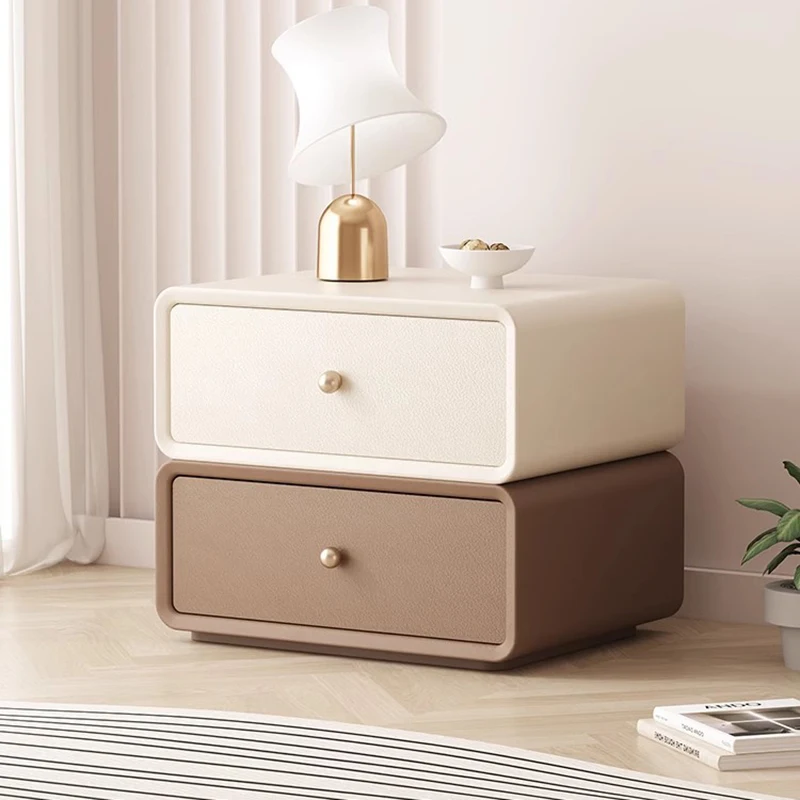 

Minimalist Nightstands Multifunctional Night Acrylic Drawers Modern Mini Nightstand Nordic Mesita De Noche Library Furniture