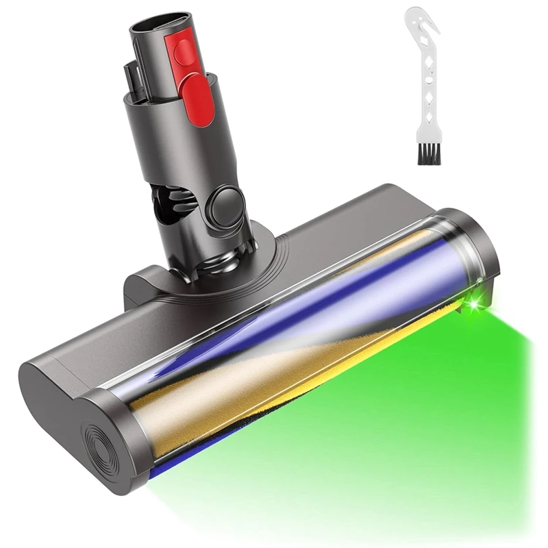 

Насадки для пылесоса с функцией обнаружения пыли для Dyson V7 V8 V10 V11 V15, беспроводные чистящие средства, насадка для щетки для пола