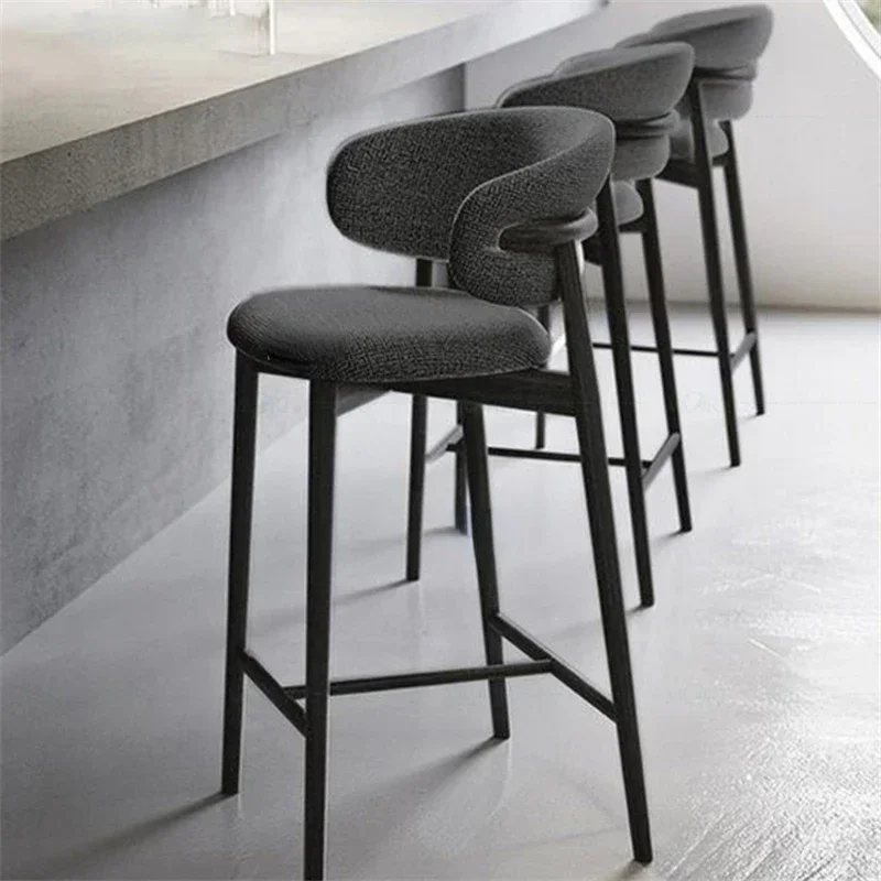 

High Salon Counter Stool Bar Chair Accent Modern Tall Barstools Bar Chair Hotel Luxury Silla De Escritorio Nordic Furniture