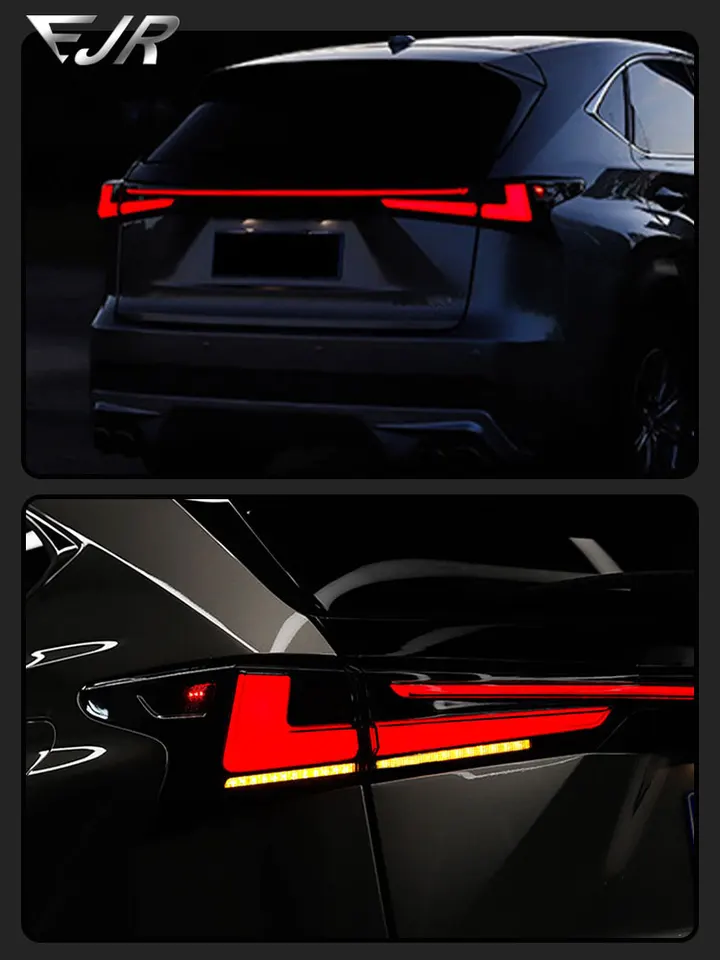 Lexus nx用LEDテールライト、シーケンシャルターンテールライト、nx200