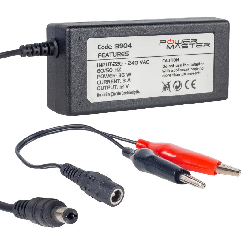 PM 13904 de 12 voltios 3 amperios, cargador de batería, completamente 12300|Adaptadores CA/CC| - AliExpress