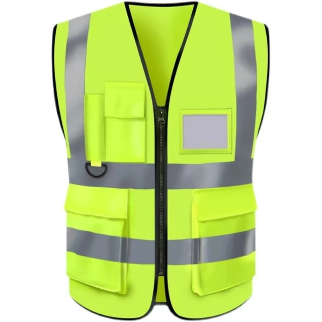 Custom Logo High Quality Hi Vis Reflector Jacket Reflective Safety