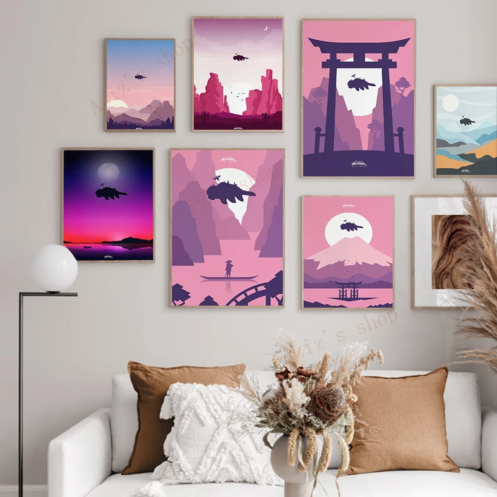 Avatar The Last Airbender Canvas Painting Posters and Prints Wall Art  Pictures For Living Room Home Decoration No Cuadros