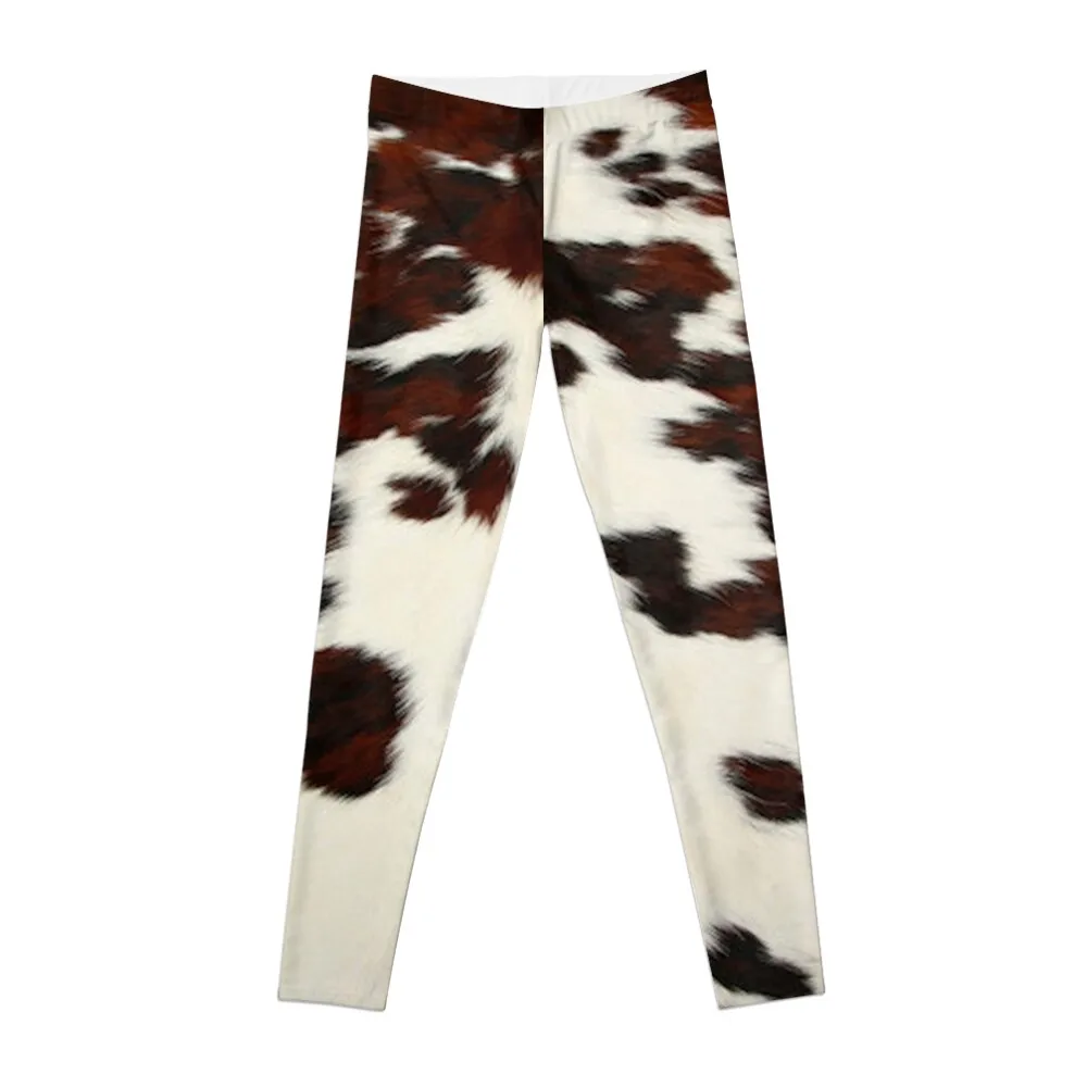 Cow Spots Print Leggings for girls gym top high waist Womens Leggings