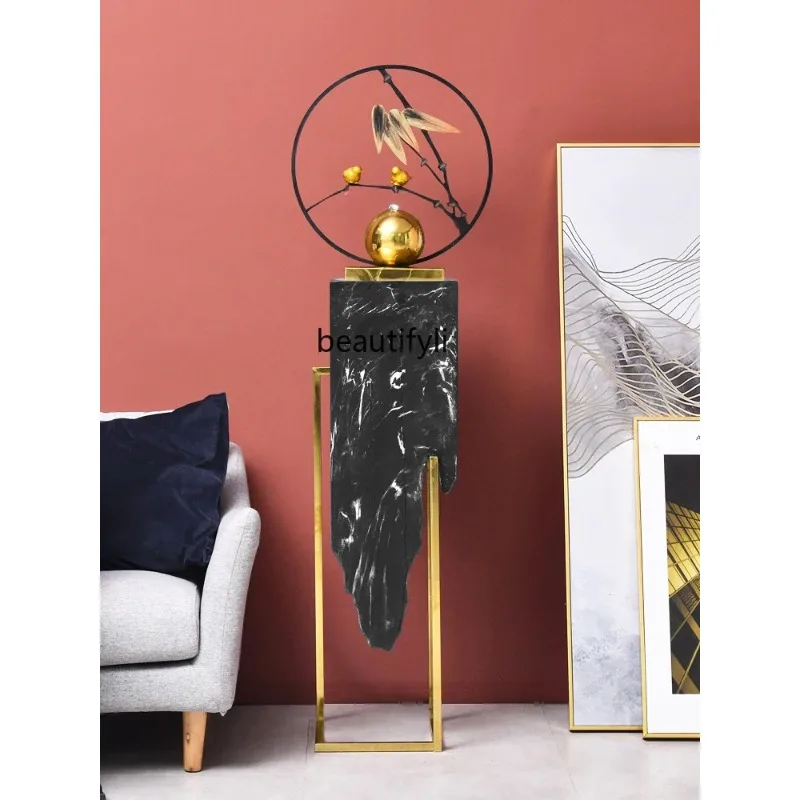 

Living Room TV Cabinet Flowing Water Ornaments Floor Decoration Gift Fountain