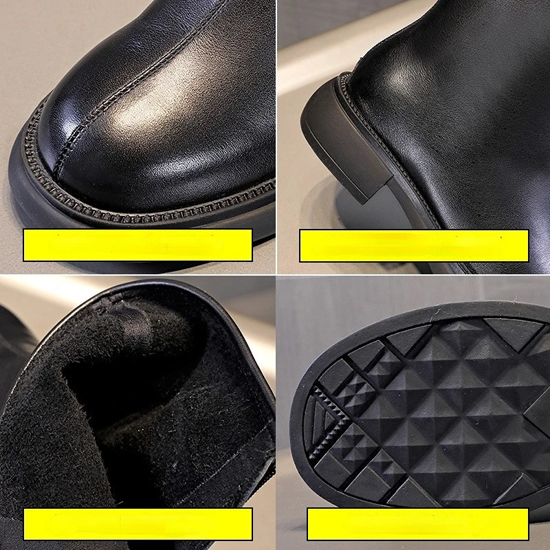 Brand Women Autumn Boots 2023 New Ankle Boots Woman Fashion British Retro Women Short Boots Rear Zipper Leather Boots Ladies