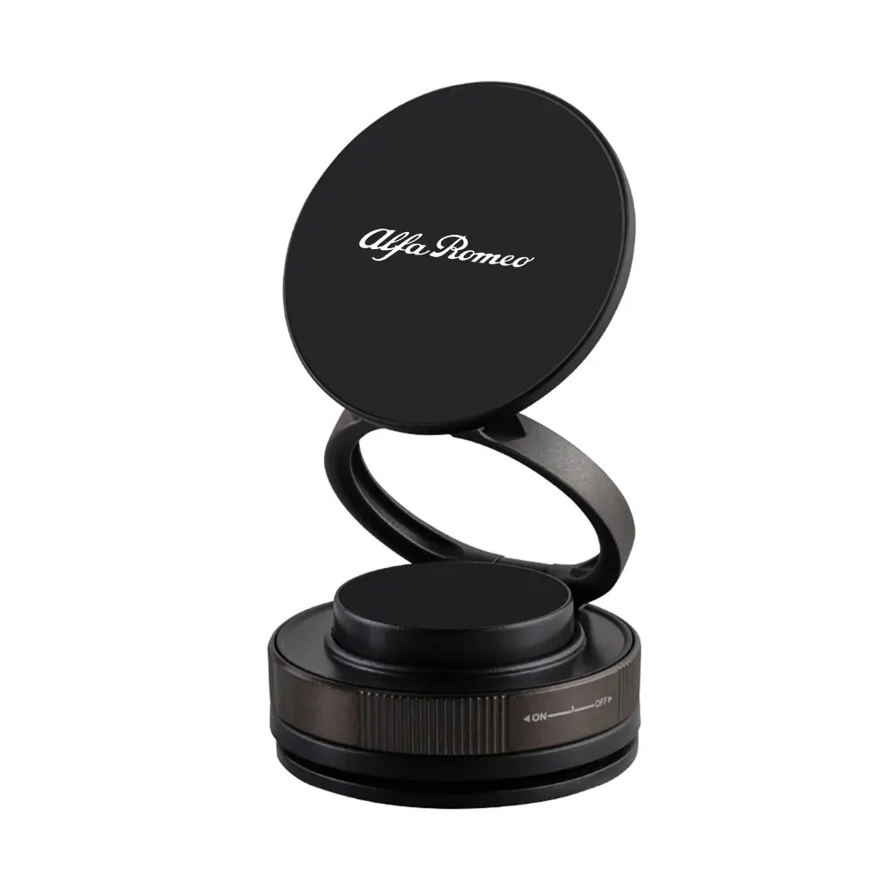 Magnetic Car Phone Mount with Mechanical Vacuum Suction Cup and Navigation Holder