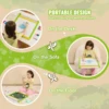 VEVOR Children Magnetic Drawing Board 3-in-1 Double-Sided Wooden Kids Art Easel with Painting Accessories for Boys Girls Toys 5