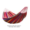 1-2 Person Cotton Rainbow Hanging Bed 264lbs Capacity Fabric Hammock with Tree Straps Portable for Outdoor Indoor with Carry Bag 6