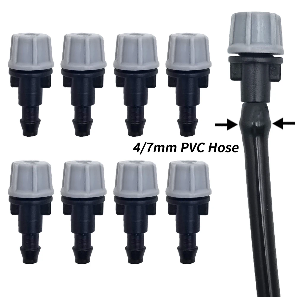 Plastic Watering Irrigation Garden Misting Sprinkler Heads Nozzle Tee joints 20PCS for garden misting nozzle,misting nozzles,watering nozzle,plants irrigation kits,garden irrigation kits,drip irrigation kits,garden misting kit,plastic tee connector,plastic 3 way tee connector