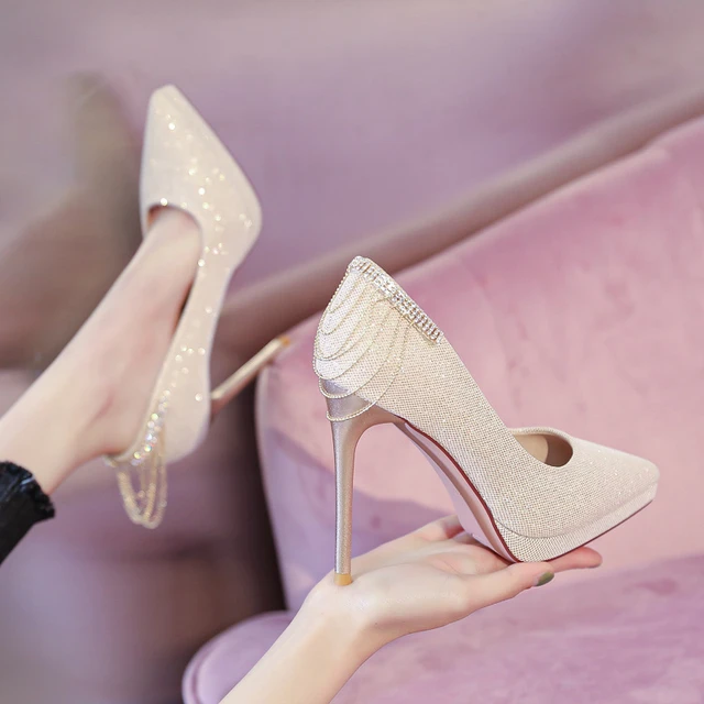 Rhinestone Zipper Feather High Heel shoes for Women | Heels, Fashion sandals,  Ankle strap high heels