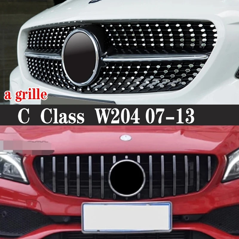 

Решетка для переднего бампера Mercedes Benz C Class W204 C260 C200 C180, 2007-2013