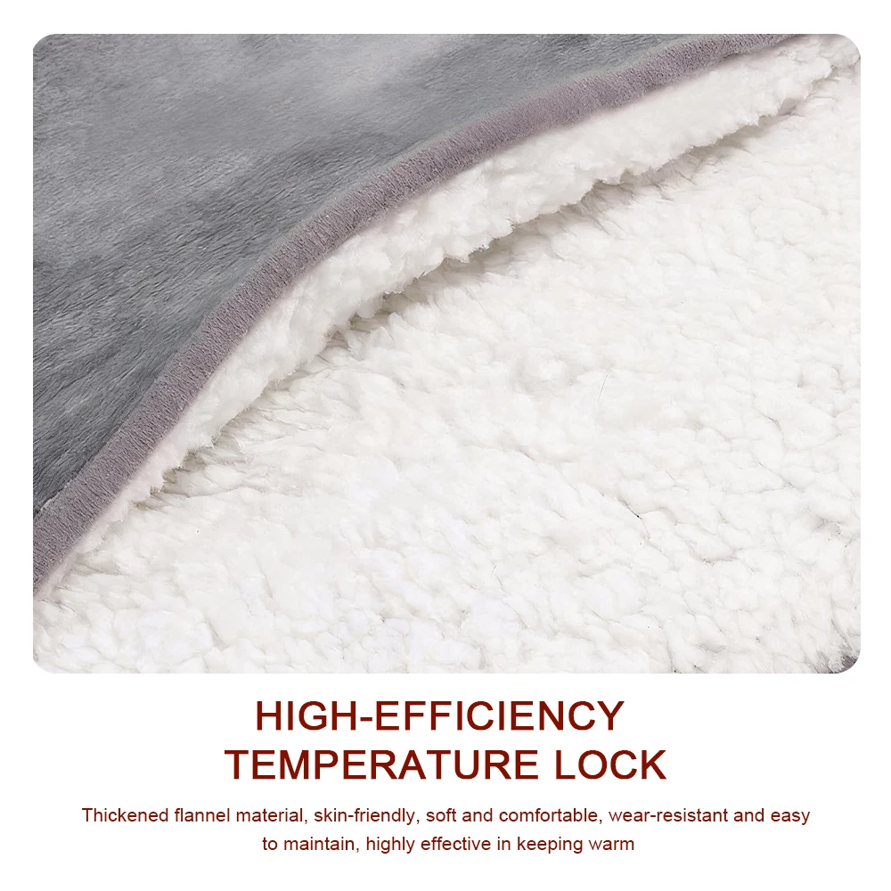 Electric Foot Heating Pad Constant Temperature USB Charging Soft Plush Foot Cover For Home Office Improve Cold Hands And Feet