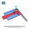 Hobby Model building tools Angle activity Gauge Sliding T-Square Plywood cutting aids For model DIY making 2