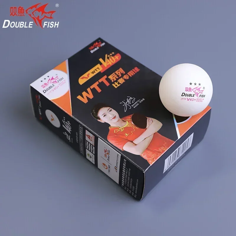 Double Fish WTT 3 Star Table Tennis Ball WTT Official Ball Original Double Fish 3-Star Ping Pong Balls table tennis balls