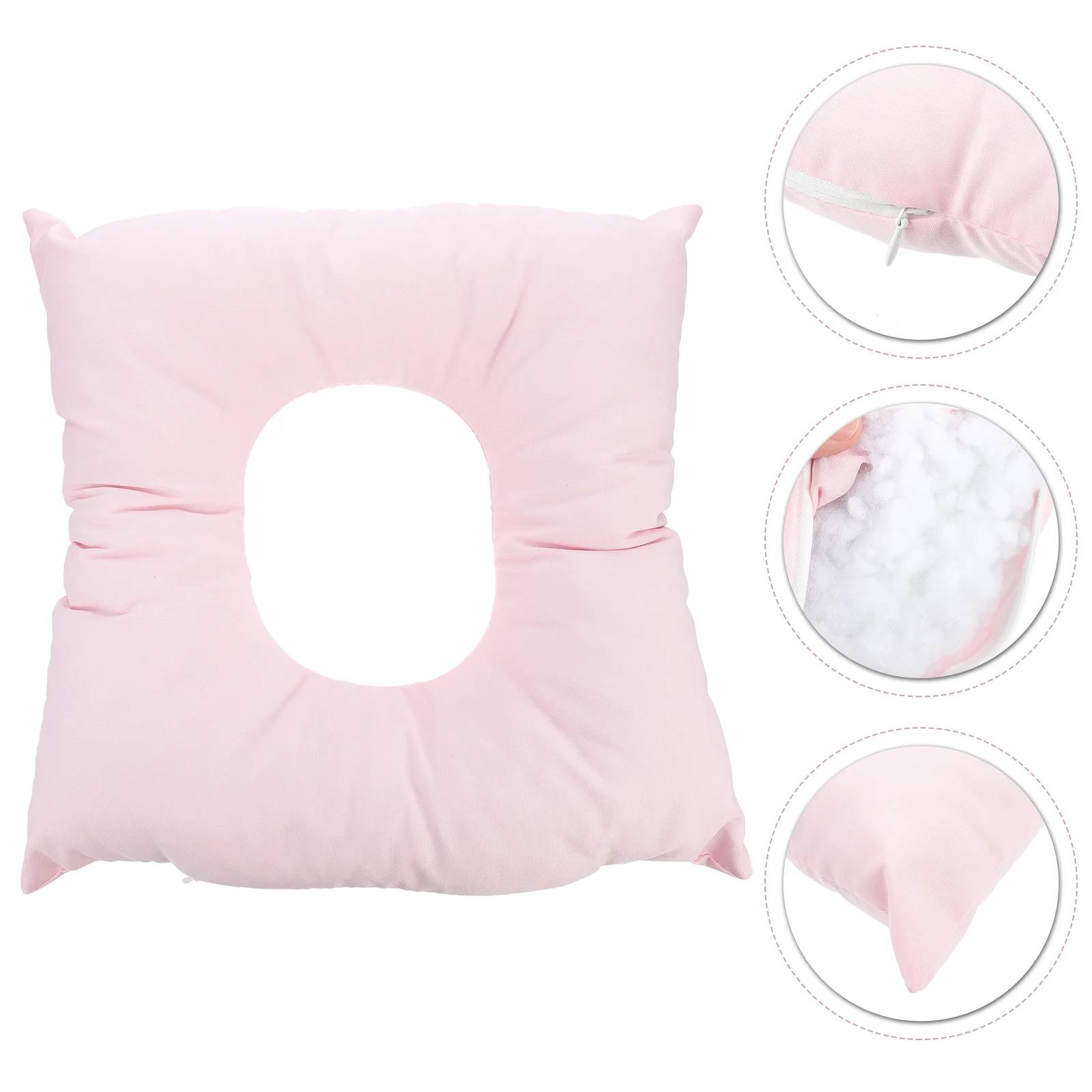 

Beauty Salon Body Pillow Reusable Face Headrest Comfortable Spa O-hole Down Cushion Cradle Bed Pillows